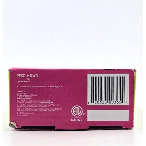 Bed Head Wave Artist 2x Tourmaline Ceramic Technology Deep Hair Waver TIGI - Picture 12 of 13